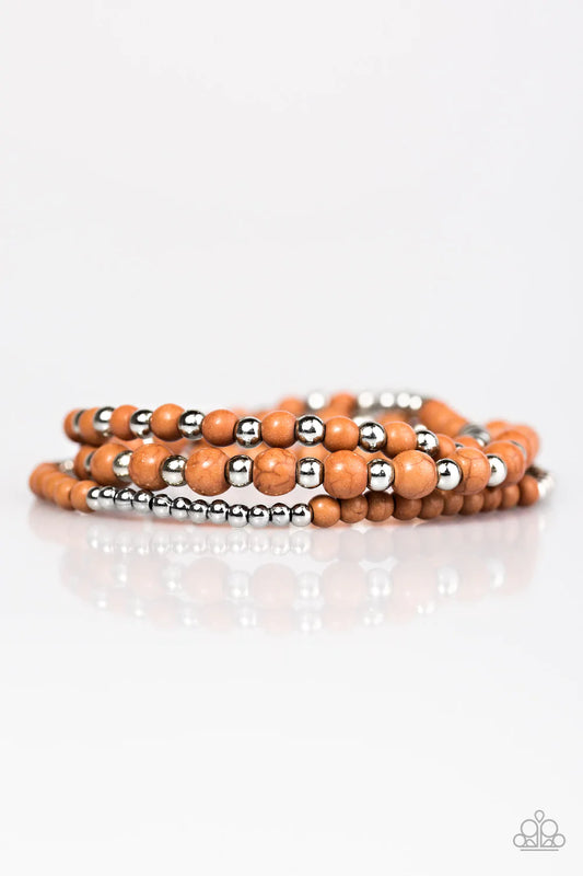 Paparazzi Bracelet ~ Anasazi Desert - Brown