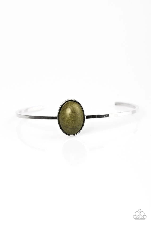 Pulsera Paparazzi ~ Dune Dweller - Verde