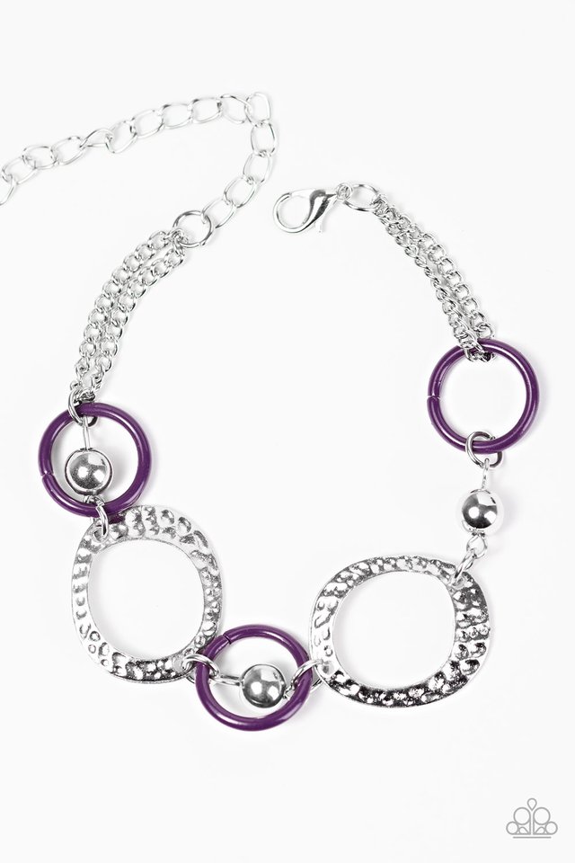 Paparazzi Bracelet ~ Disc Jockey - Purple