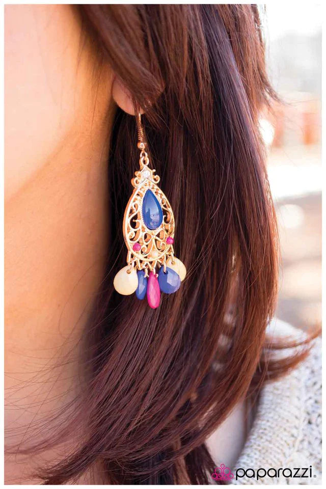 Paparazzi Earring ~ A Royal Affair - Multi