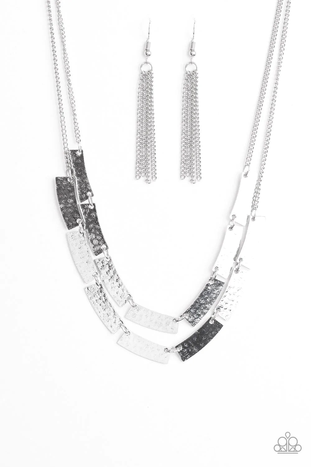Paparazzi Necklace ~ Call Me Cleopatra - Silver