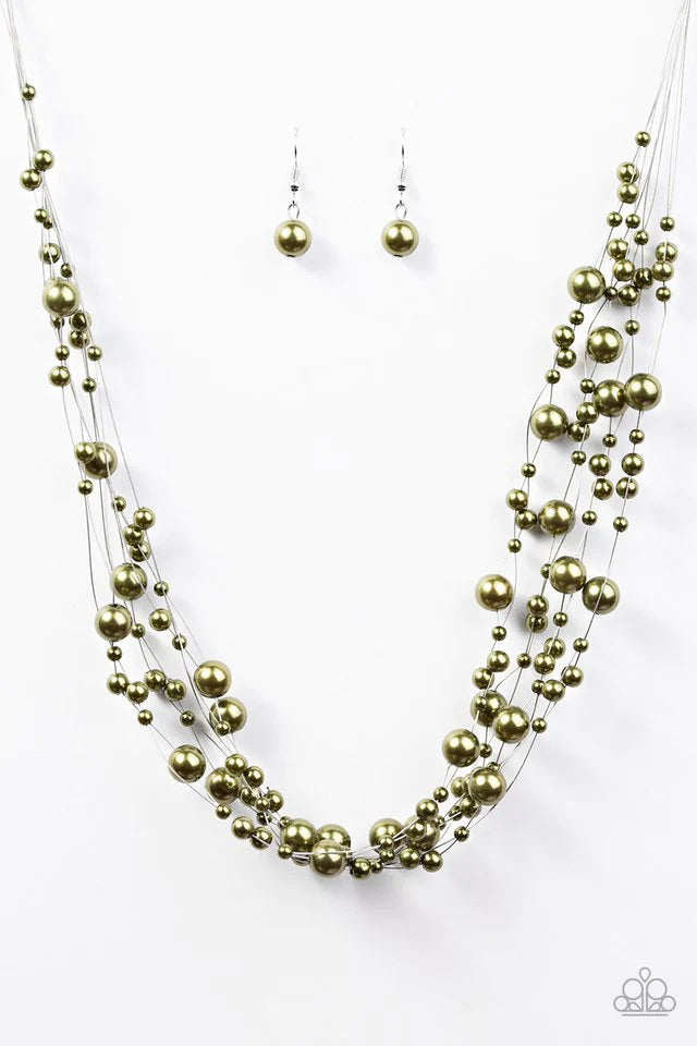 Paparazzi Necklace ~ Absolutely Fab-YOU-lous! - Green
