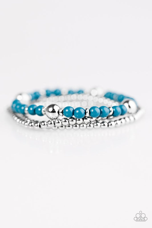 Paparazzi Bracelet ~ Colorfully Classy - Blue