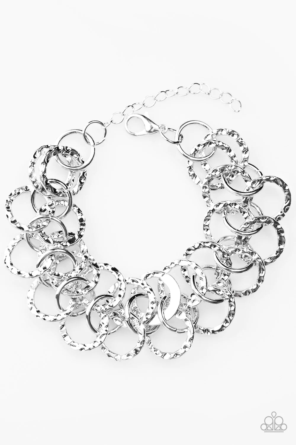 Pulsera Paparazzi ~ Texas BOLD Em - Plata