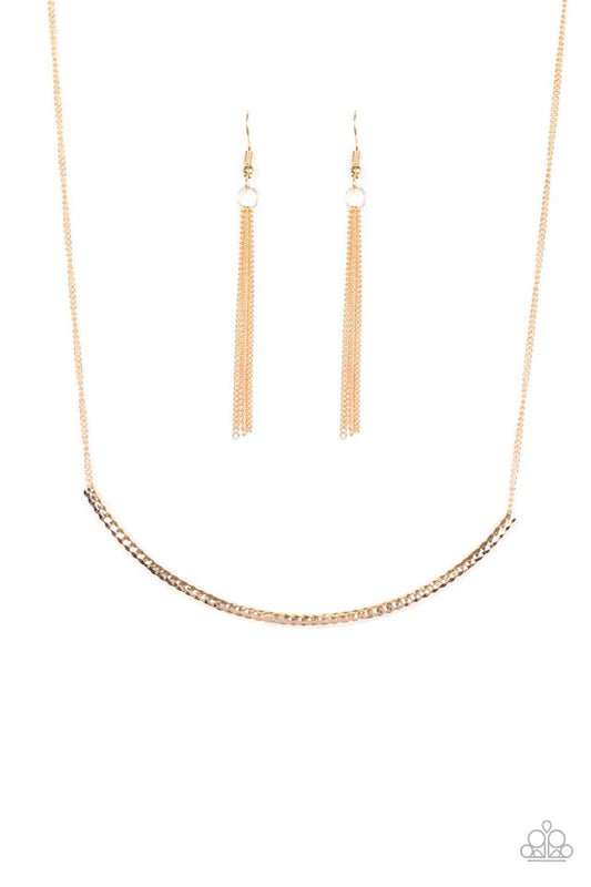 Paparazzi Necklace ~ Slaying the Shimmer - Gold