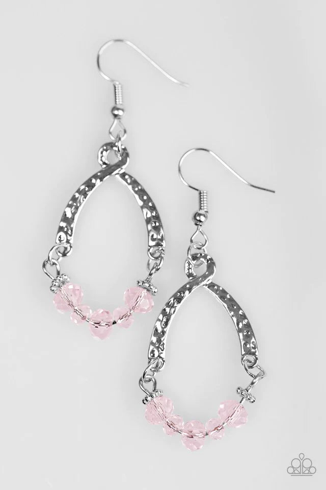 Paparazzi Earring ~ Whimsically Whimsy - Pink