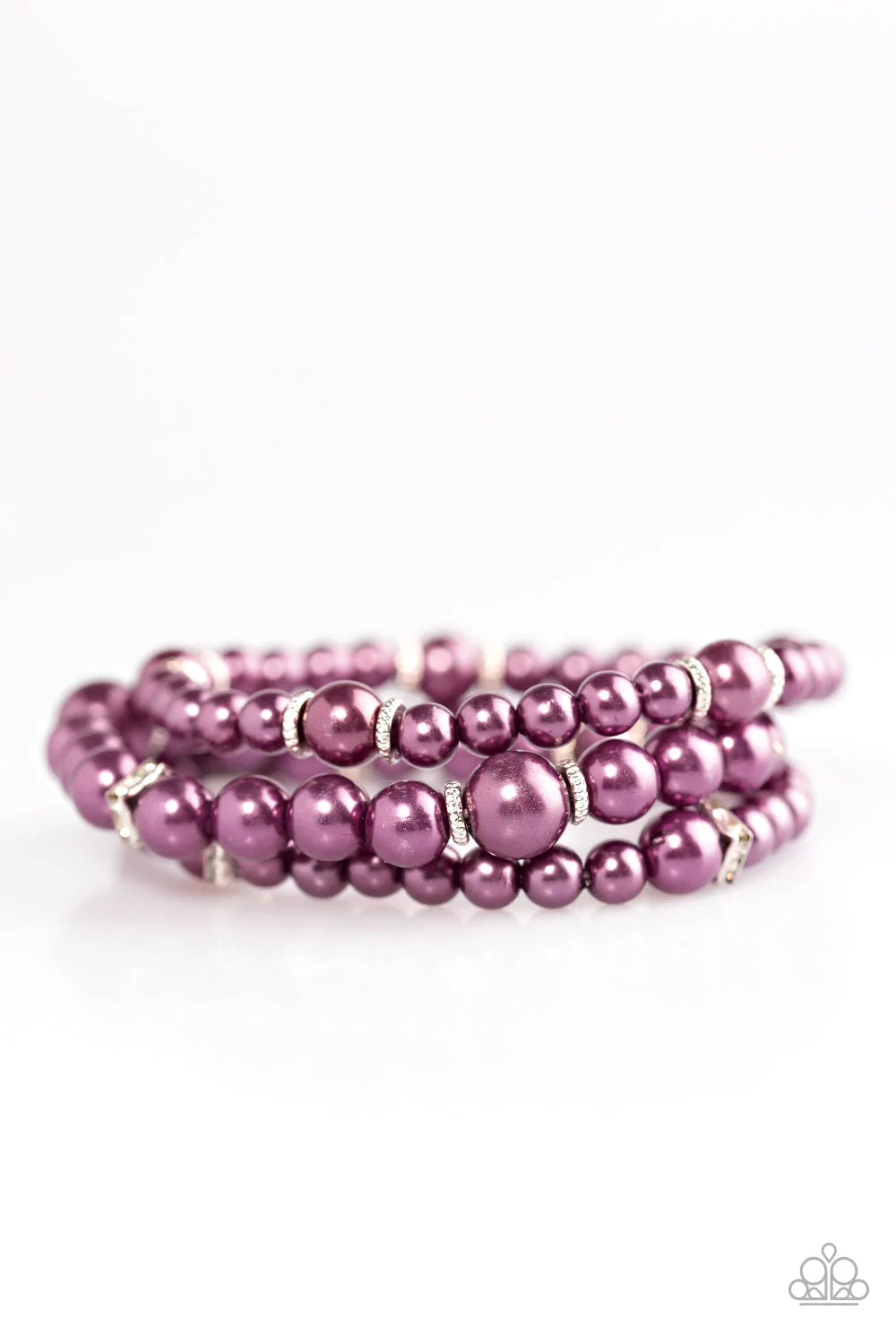 Paparazzi Bracelet ~ Money Drop - Purple