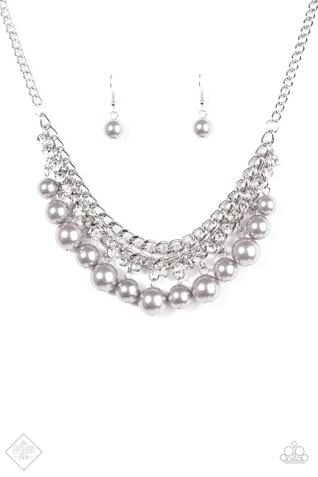 Paparazzi Necklace ~ Box Office Bombshell - Silver