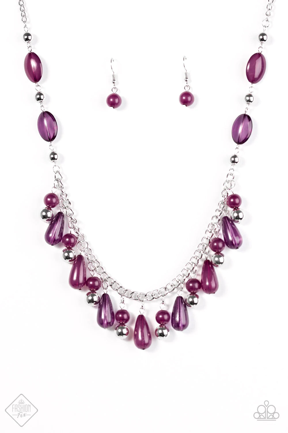 Paparazzi Necklace ~ HUEs She?  - Purple