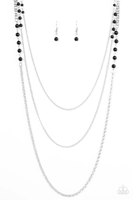 Paparazzi Necklace ~ Worth The RITZ - Black