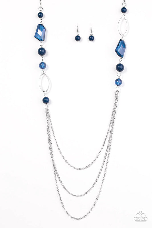 Collar Paparazzi ~ Jewel Jackpot - Azul