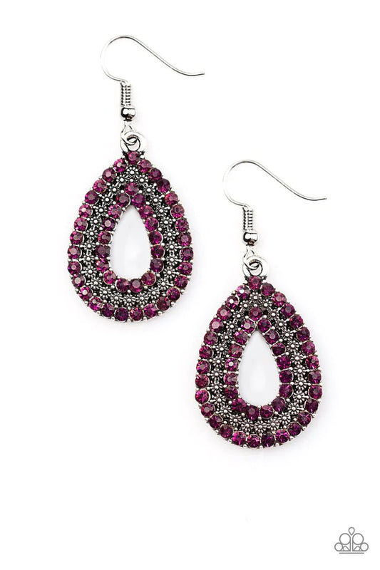 Paparazzi Earring ~ Make A GLAM Out Of You - Purple