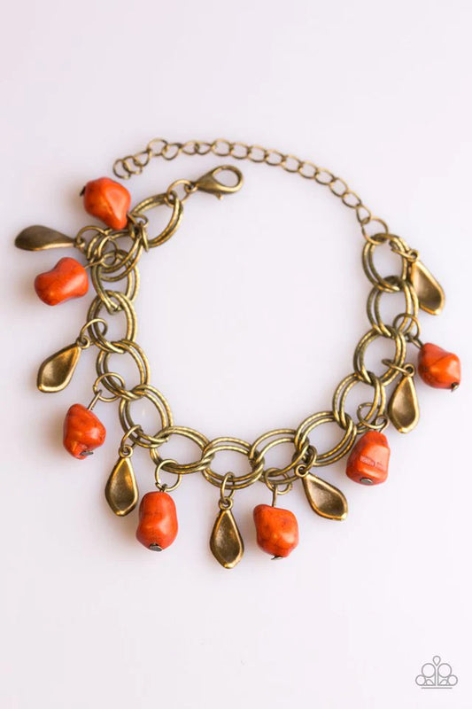 Paparazzi Bracelet ~ Walk With Nature - Orange