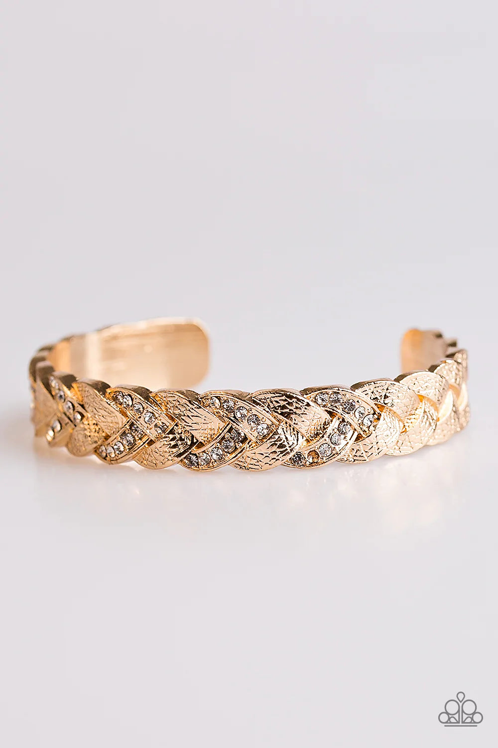 Paparazzi Bracelet ~ Blinding Shimmer - Gold