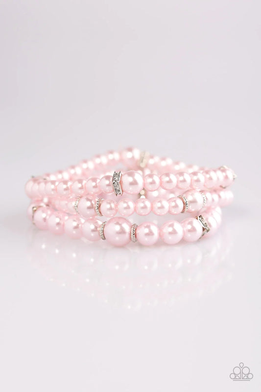 Paparazzi Bracelet ~ Money Drop - Pink