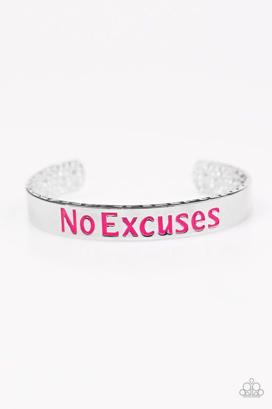 Pulsera Paparazzi ~ Sin excusas - Rosa