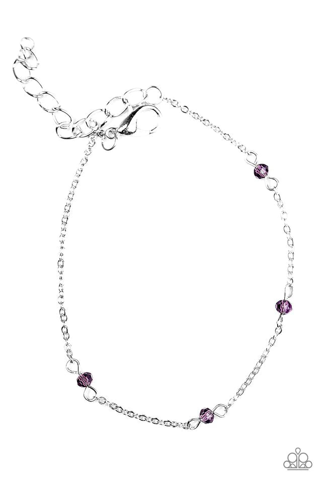 Paparazzi Bracelet ~ A Pinch Of Sparkle - Purple