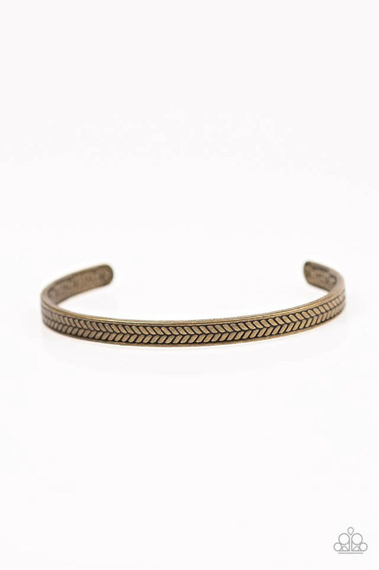 Paparazzi Bracelet ~ Wild With Wonder - Brass