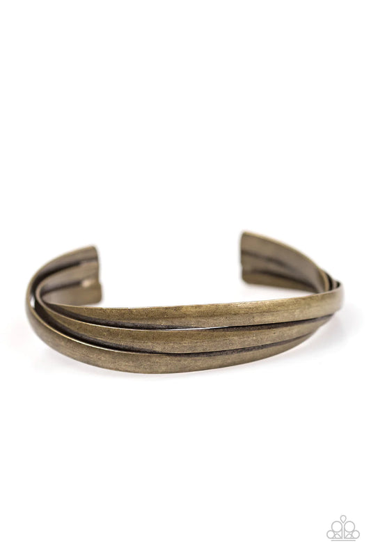 Paparazzi Bracelet ~ Best In DOWNTOWN - Brass