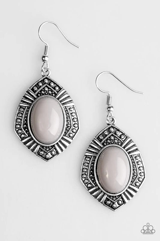 Pendiente Paparazzi ~ Tendencia Tribal - Plata