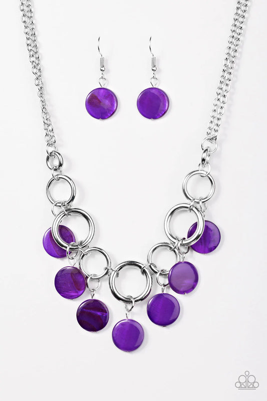 Paparazzi Necklace ~ Coastal Adventure - Purple