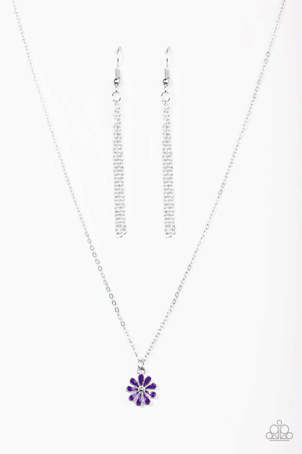 Paparazzi Necklace ~ Flower Formal - Purple