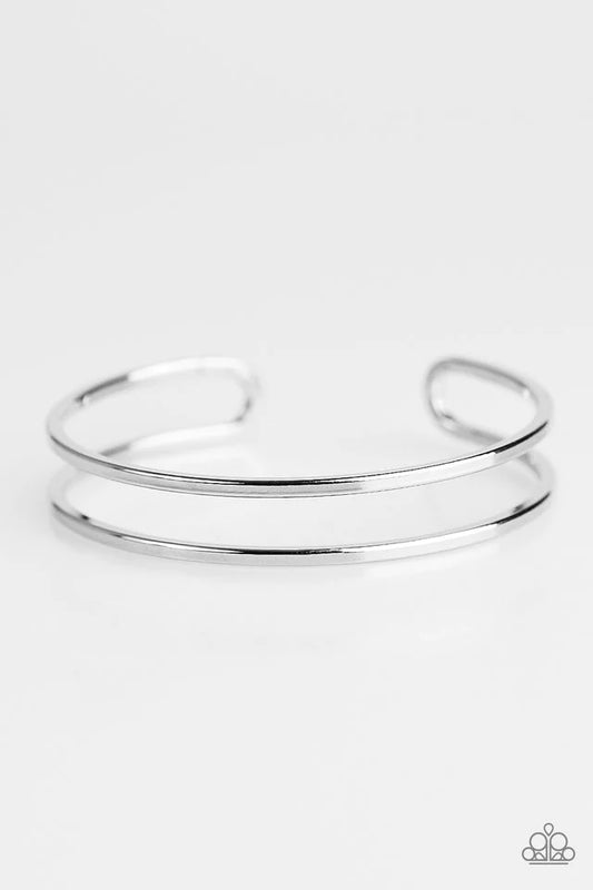 Pulsera Paparazzi ~ Urban Rules - Plata