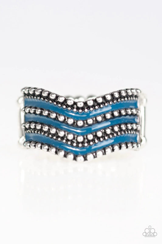 Paparazzi Ring ~ Wild Ways - Blue