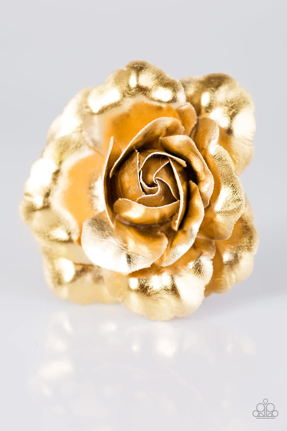 Paparazzi Hair Accessories ~ PETAL To The Metal - Gold