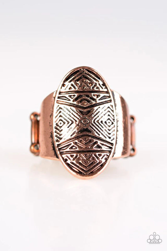 Anillo Paparazzi ~ Tiki Tahiti - Cobre