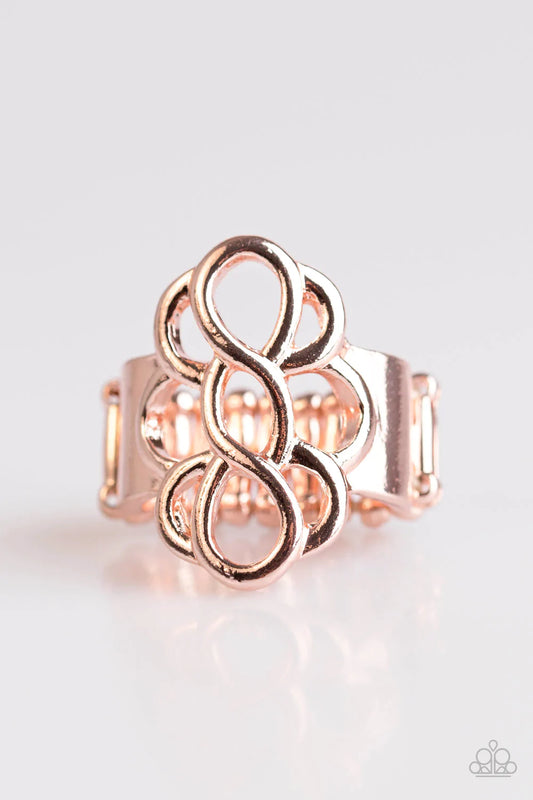 Paparazzi Ring ~ Breathe It All In - Rose Gold