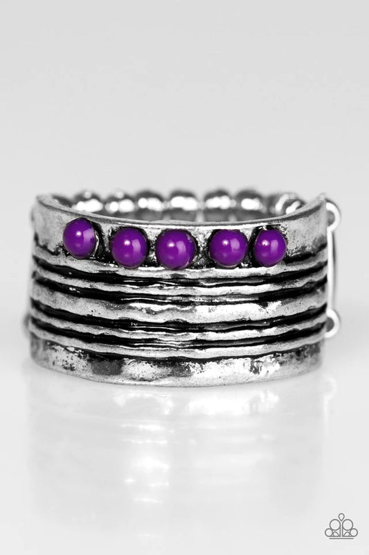 Paparazzi Ring ~ This Might Take A-WILD - Purple