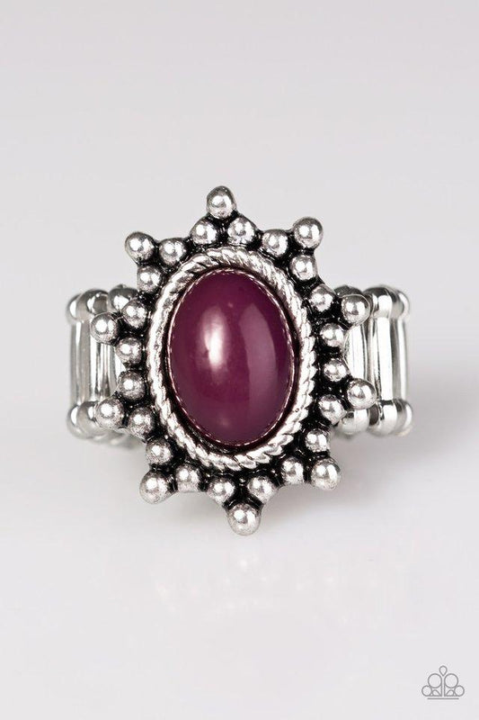 Paparazzi Ring ~ Seasonal Sunshine - Purple