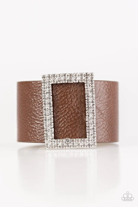 Paparazzi Bracelet ~ STUNNING For You - Brown