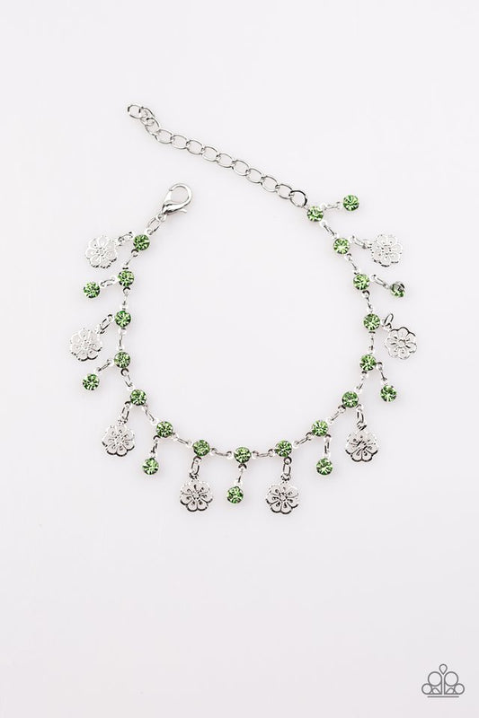 Pulsera Paparazzi ~ Hibiscus Breeze - Verde