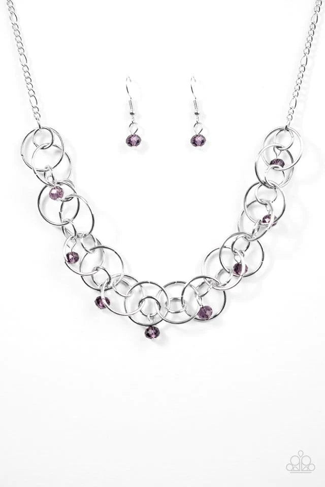 Paparazzi Necklace ~ You Cant Handle The Sparkle! - Purple