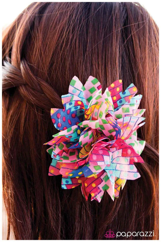 Paparazzi Hair Accessories ~ Perfect Patchwork - Pink