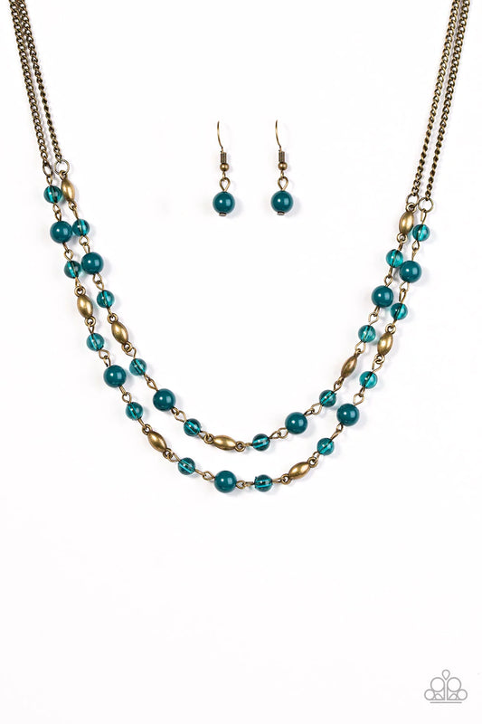 Paparazzi Necklace ~ Ill Always BEAD There - Blue