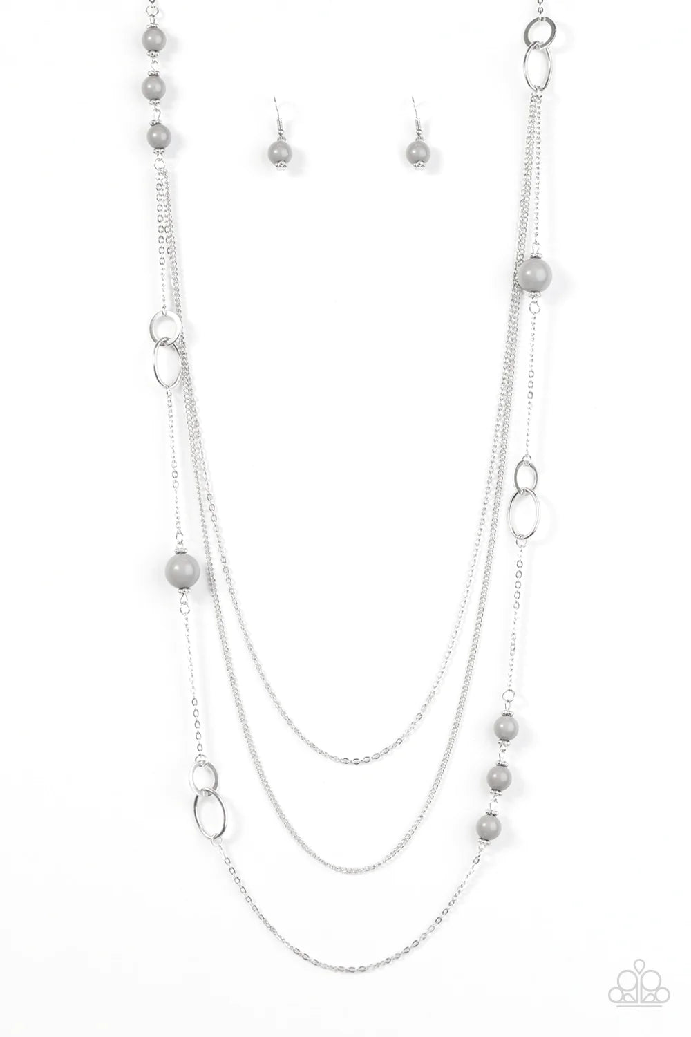 Paparazzi Necklace ~ Absolutely It! - Silver