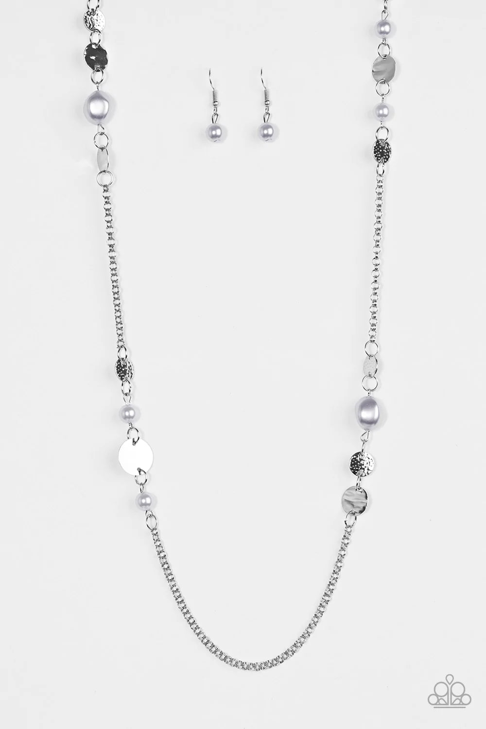 Paparazzi Necklace ~ GLAM-tastic! - Silver