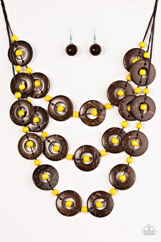 Paparazzi Necklace ~ Bora Bora Beauty - Yellow