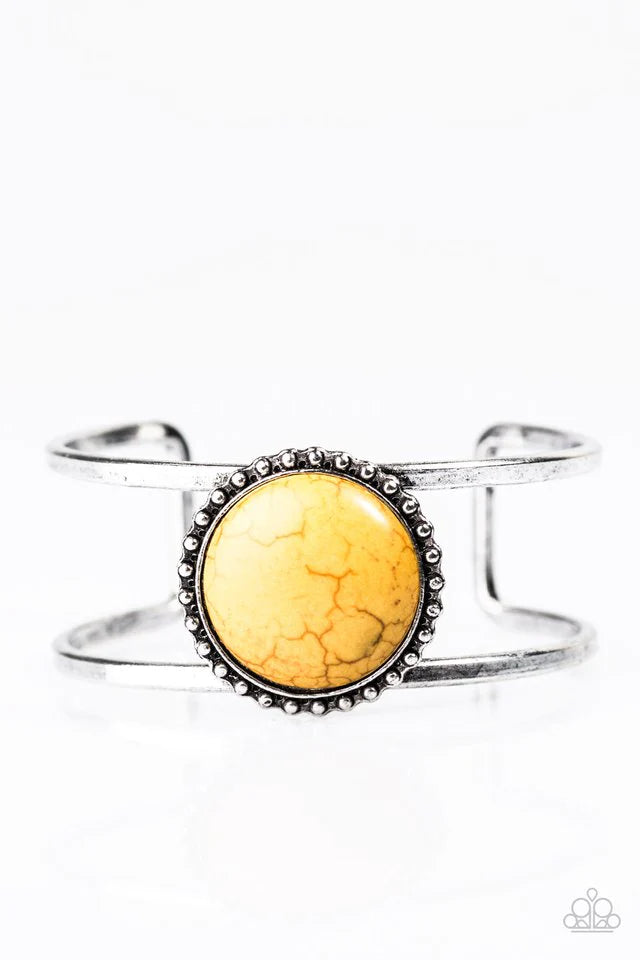 Pulsera Paparazzi ~ New Horizons - Amarillo