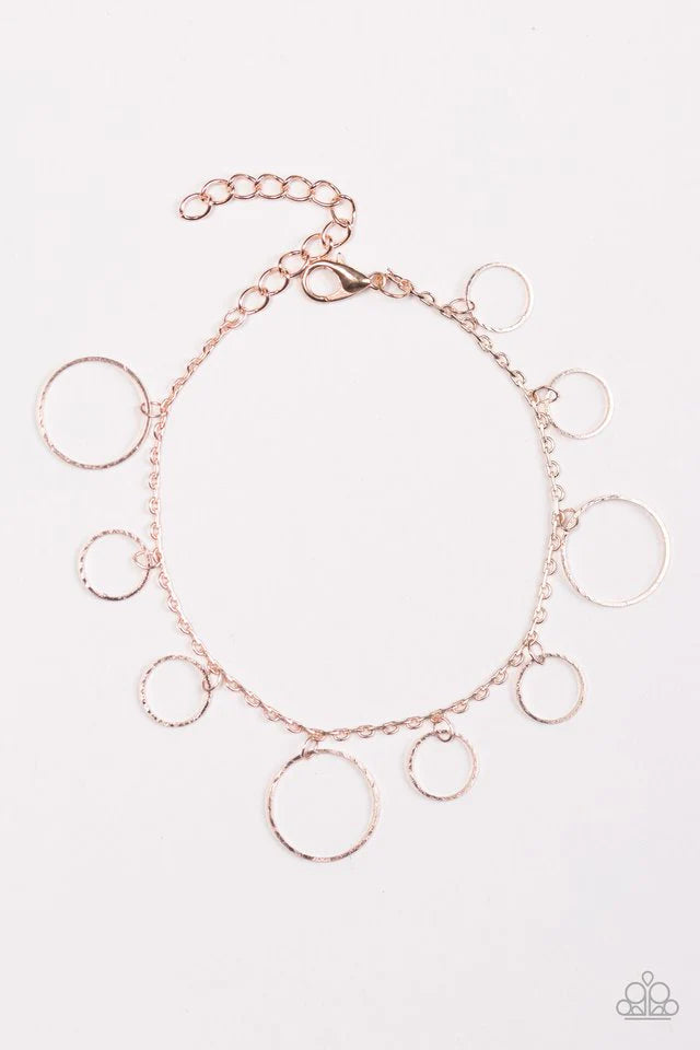 Pulsera Paparazzi ~ Street Shimmer - Oro rosa