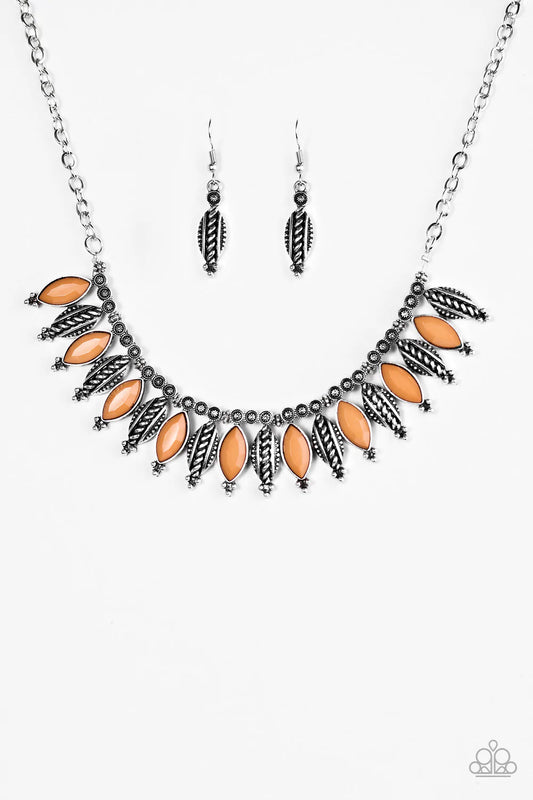 Paparazzi Necklace ~ Jungle Jamboree - Brown