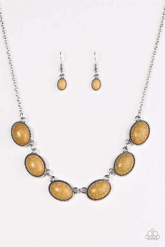 Paparazzi Necklace ~ River Song - Yellow
