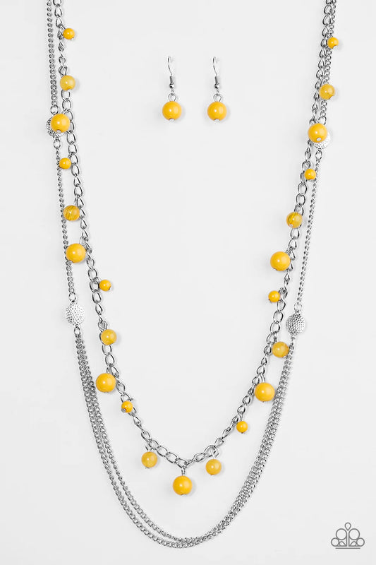 Paparazzi Necklace ~ Color Spree - Yellow
