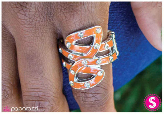 Anillo Paparazzi ~ Intercambio de otoño - Naranja