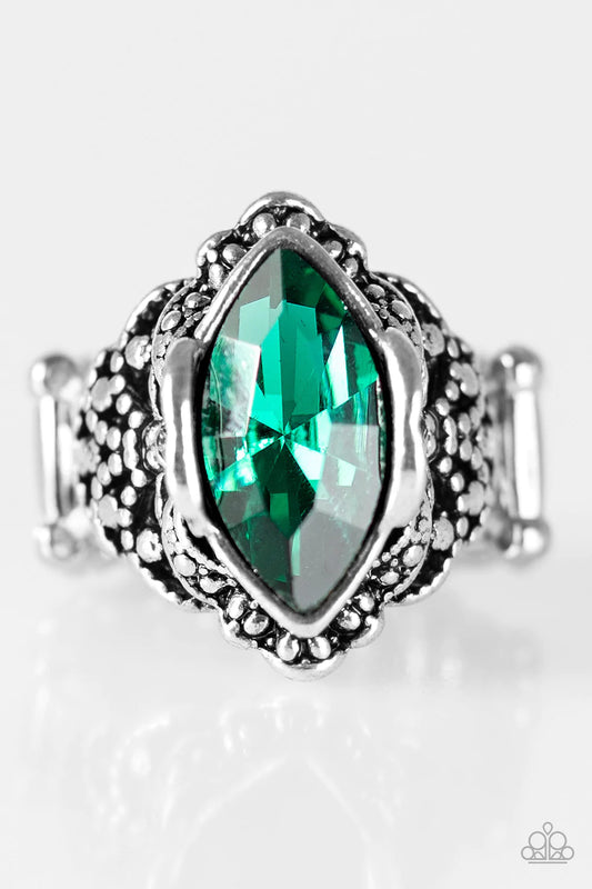 Anillo de paparazzi ~ Jardines de la reina - Verde