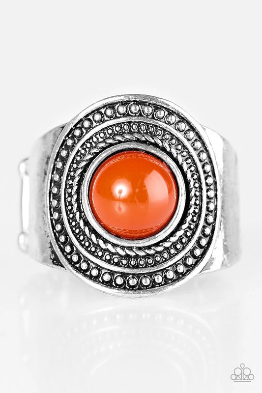 Anillo Paparazzi ~ Target Trance - Naranja