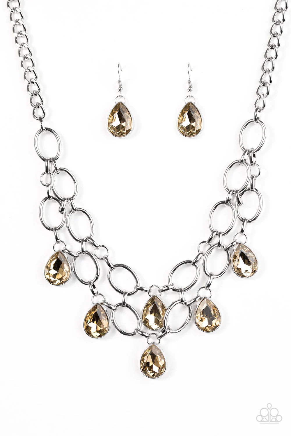 Paparazzi Necklace ~ Show-Stopping Shimmer - Brown